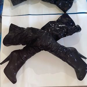 ABSOLUTELY STUNNING Sequin Boots!!! (Moving Sale)